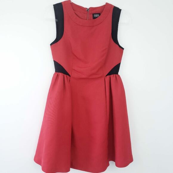 Prabal Gurung Target Red Black Colorblock Dress - Picture 1 of 6